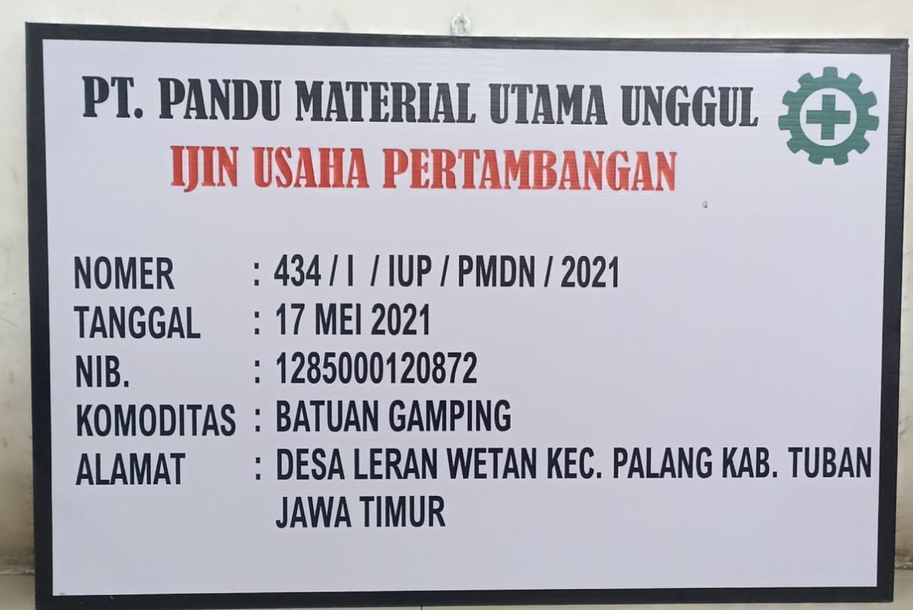 Hak Jawab Pemilik PT Pandu Material Utama Unggul