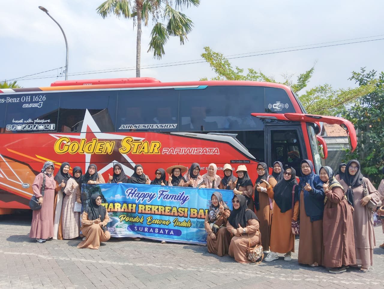 Berangkat Rombongan ZIARKASI Bali 2025 Pondok Benowo Indah Surabaya