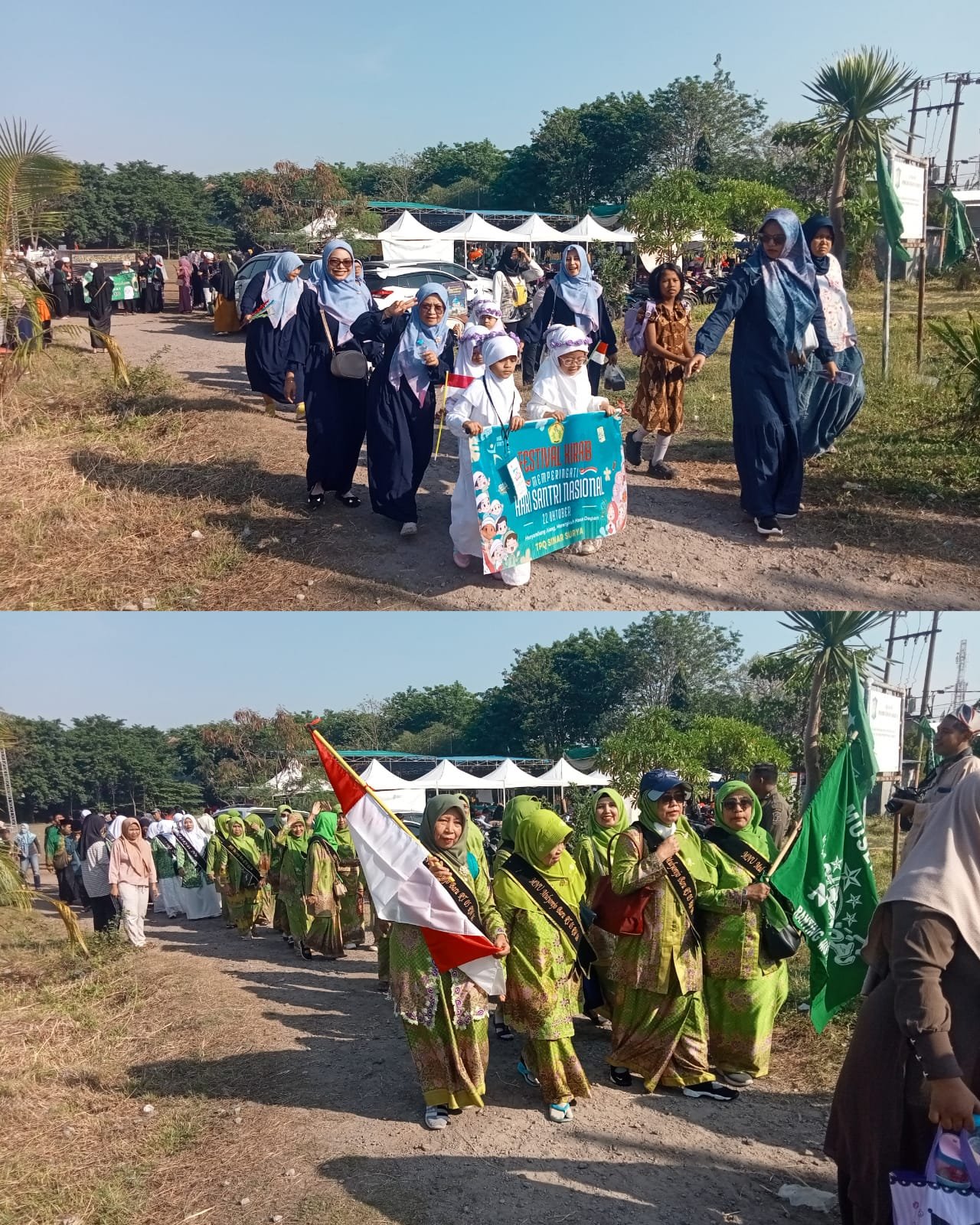 Kirab Jalan Sehat Hari Santri 2025 Meriahkan Semangat Kebangsaan di Pakal Surabaya