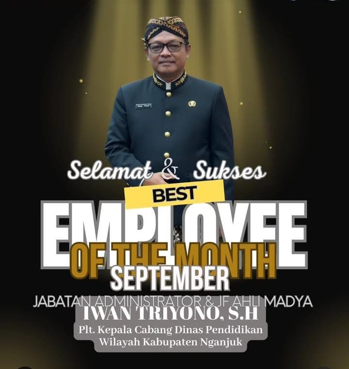 Iwan Triyono, S.H.: ASN Visioner yang Menembus Batas, Raih Best Employee of The Month dalam Reformasi Pendidikan Jawa Timur