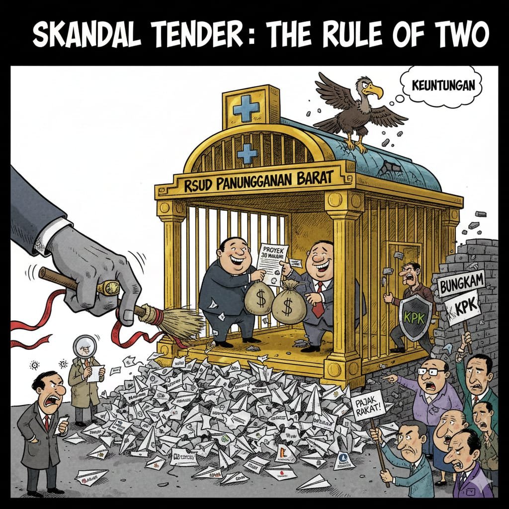 Skandal Tender RSUD Panunggangan Barat: Aroma “Pengaturan” di Balik Proyek Rp30 Miliar