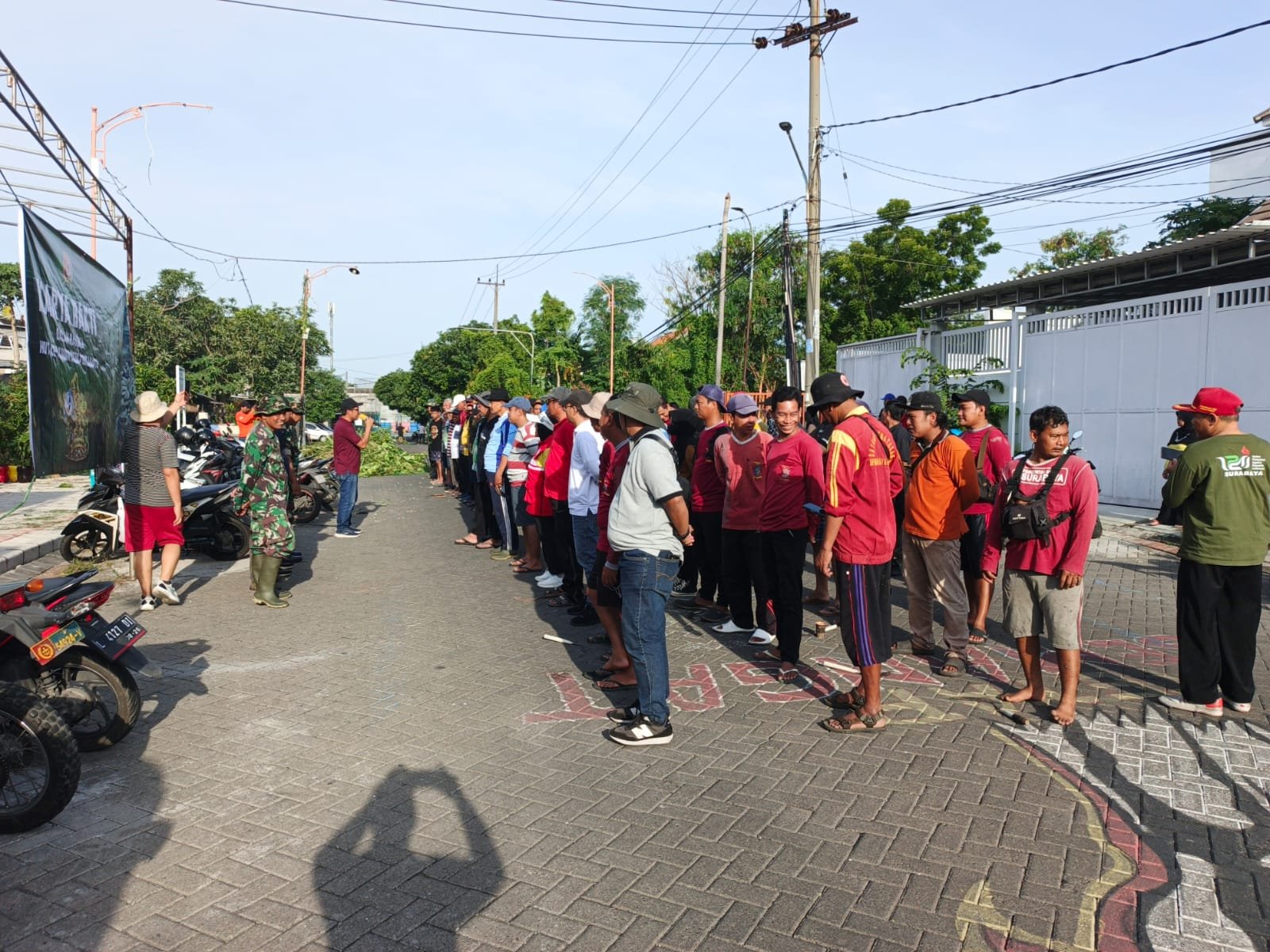Forkopimcam Pakal Gelar Karya Bakti HUT ke-1 Kodim 0830/Surabaya.