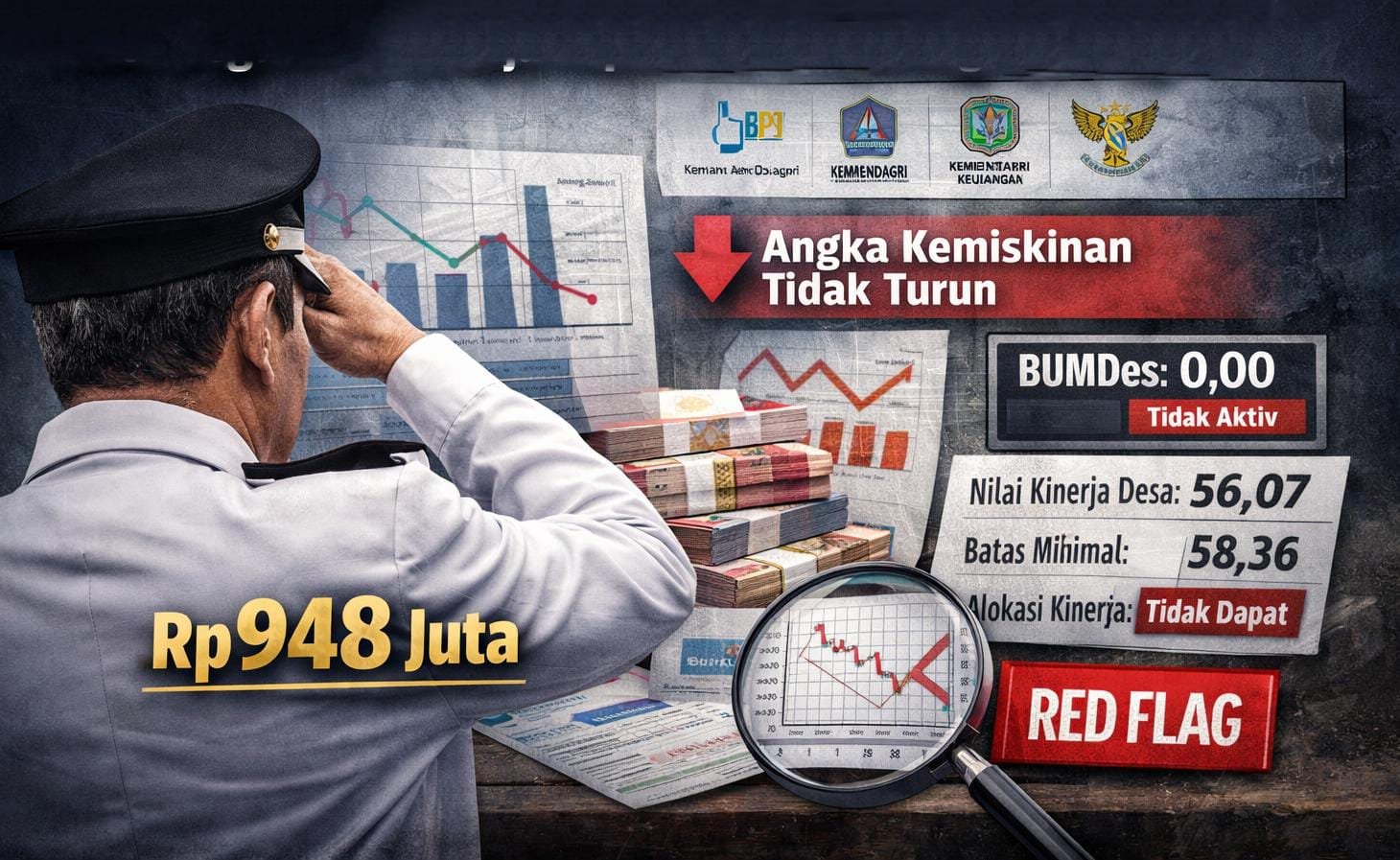 Dana Desa Naik, Kemiskinan Tak Turun: Data Negara Uji Kinerja Kepala Desa Ambeng-Ambeng