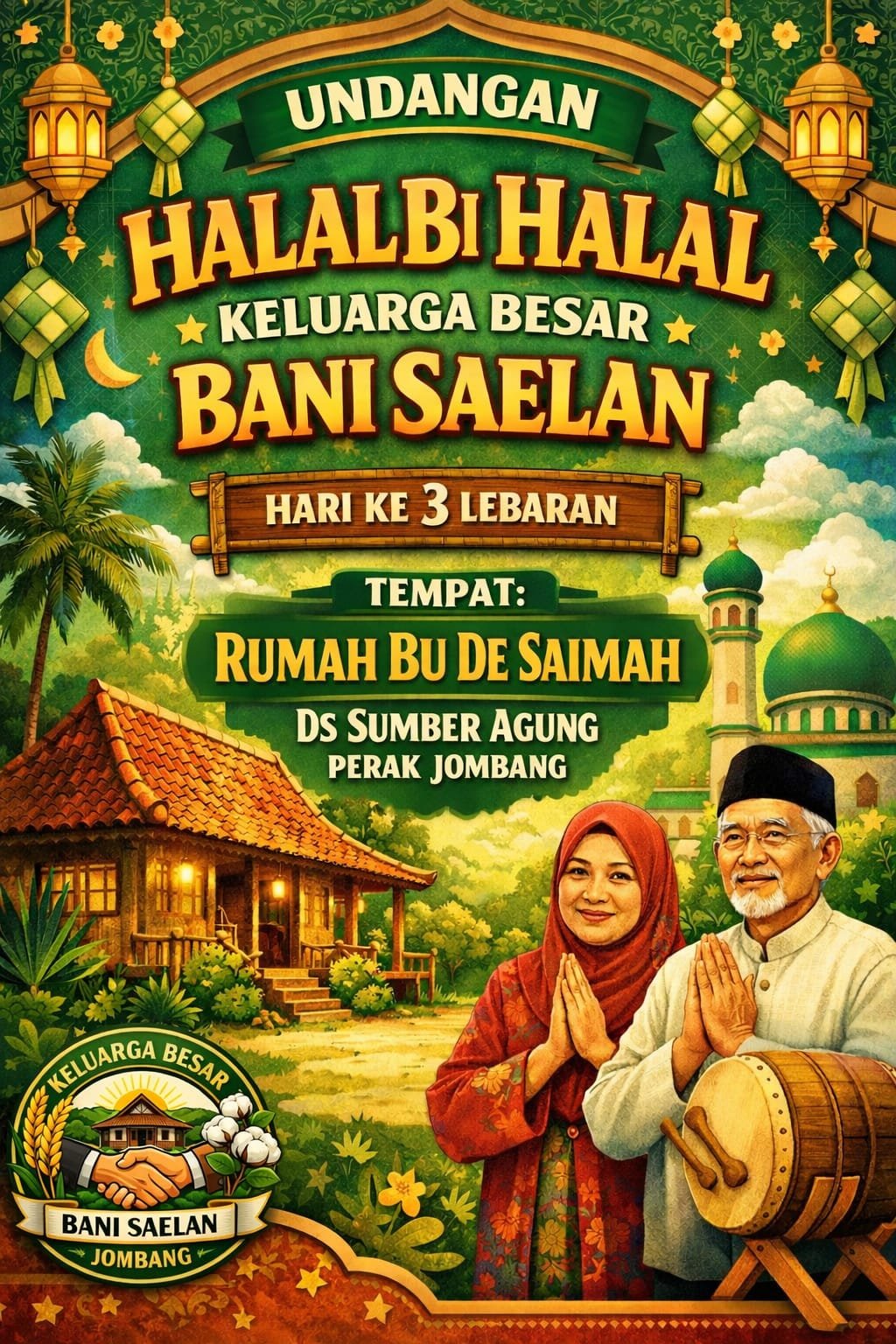 Keluarga Besar Bani Saelan Jombang Gelar Halal Bi Halal dan Ziarah Makam Leluhur