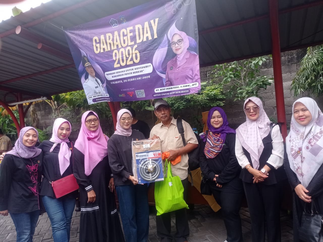 Dilaksanakan Pembukaan Garage Day dan Pasar Murah 2026 di Kecamatan Pakal Surabaya