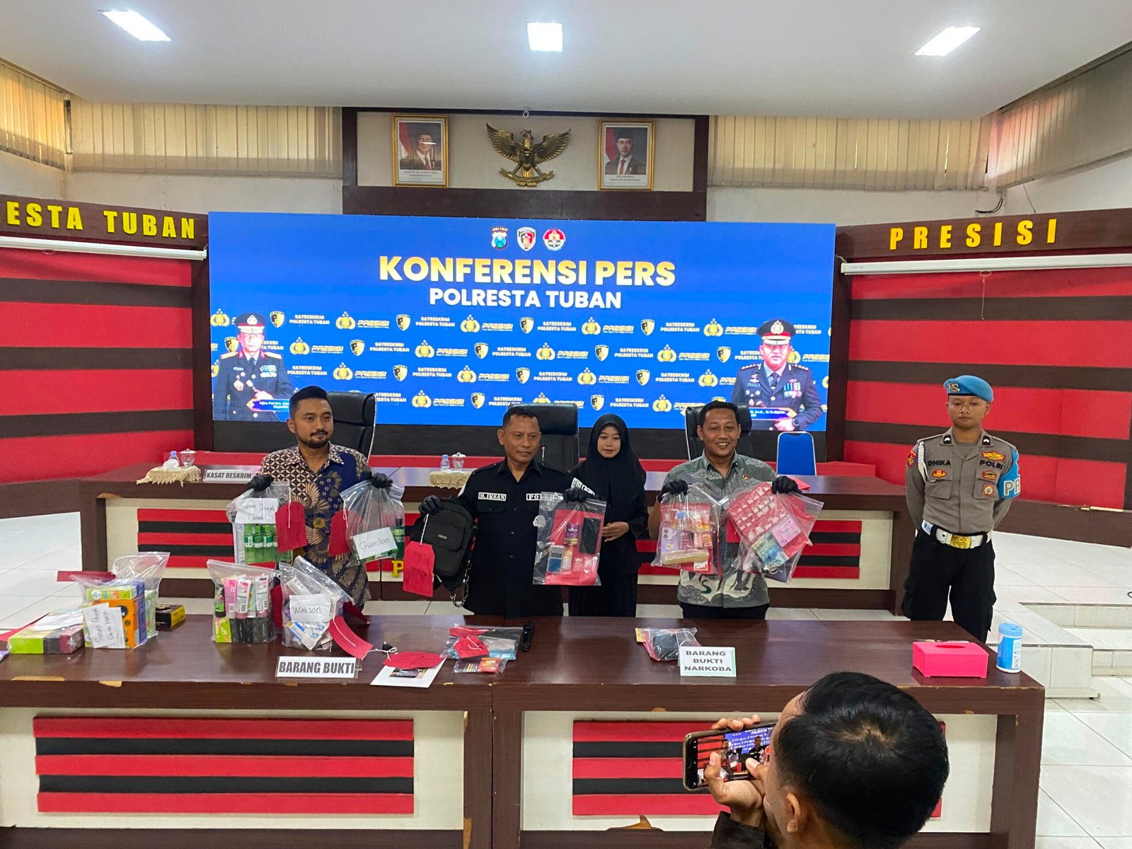 Dua Hari Menjabat, Kapolresta Tuban Langsung Beberkan Pengungkapan Sejumlah Kasus Kriminal dan Narkotika